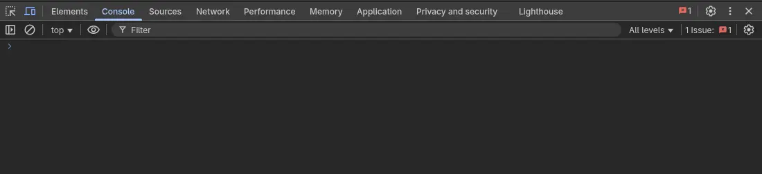 Console errors after
